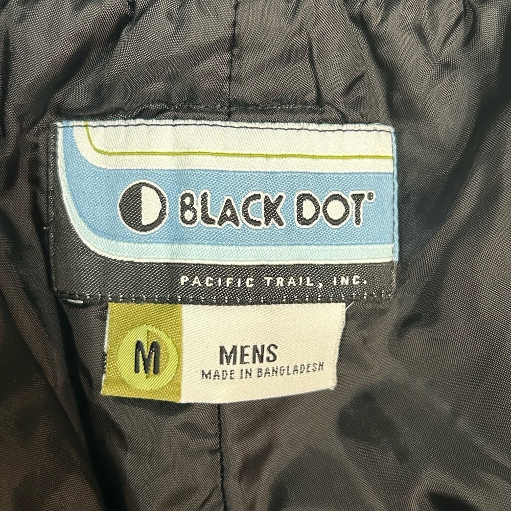 Black Dot Mens Black Ski Pants Size Medium. Winter Holiday Outdoor Gorpcore - Picture 6 of 11